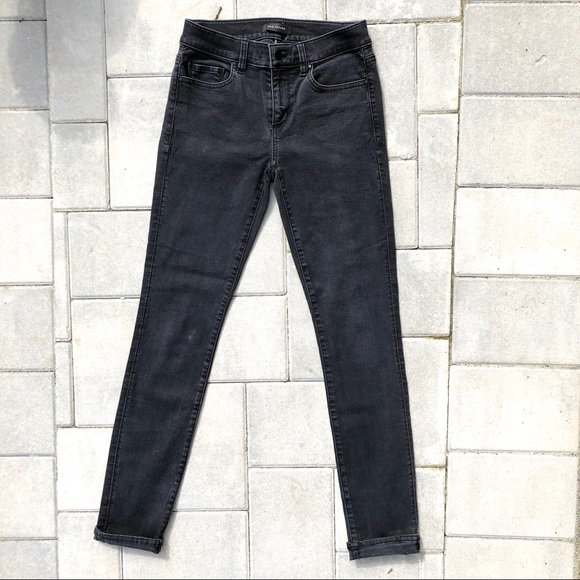 EUC Ann Taylor Dark Grey Modern Fit Skinny Jeans - Picture 4 of 7